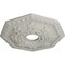 Ekena Millwork Nottingham Ceiling Medallion (Fits Canopies up to 4 5/8"), 18"OD x 3 1/2"ID x 1 1/2"P, Pot of Cream CM18NTPCF - alternate 3